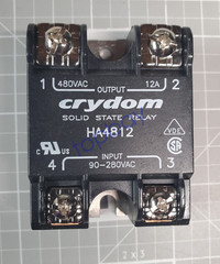 Crydom HA4812 Solid State Relay, 90-280VAC Activation, up to 480VAC 12A Out