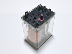 24A02C24A PED Plug-in Relay 48VDC DPDT 2A 110VAC/DC 8-Pin 2FormC