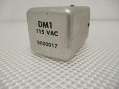 ONE USED LOT OF 3 DM1 8-PIN VINTAGE RELALYS 115 VAC, B800017.
