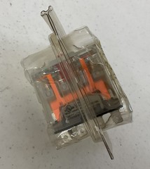 NEW DAYTON 1FC10N RELAY 4PDT, 15 AMP, 24VAC, BUTTON, LED, FREE SHIPPING