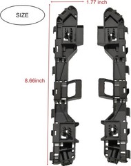 Front Bumper Brackets Left Right Compatible with Honda Accord Sedan 2013 2014 20