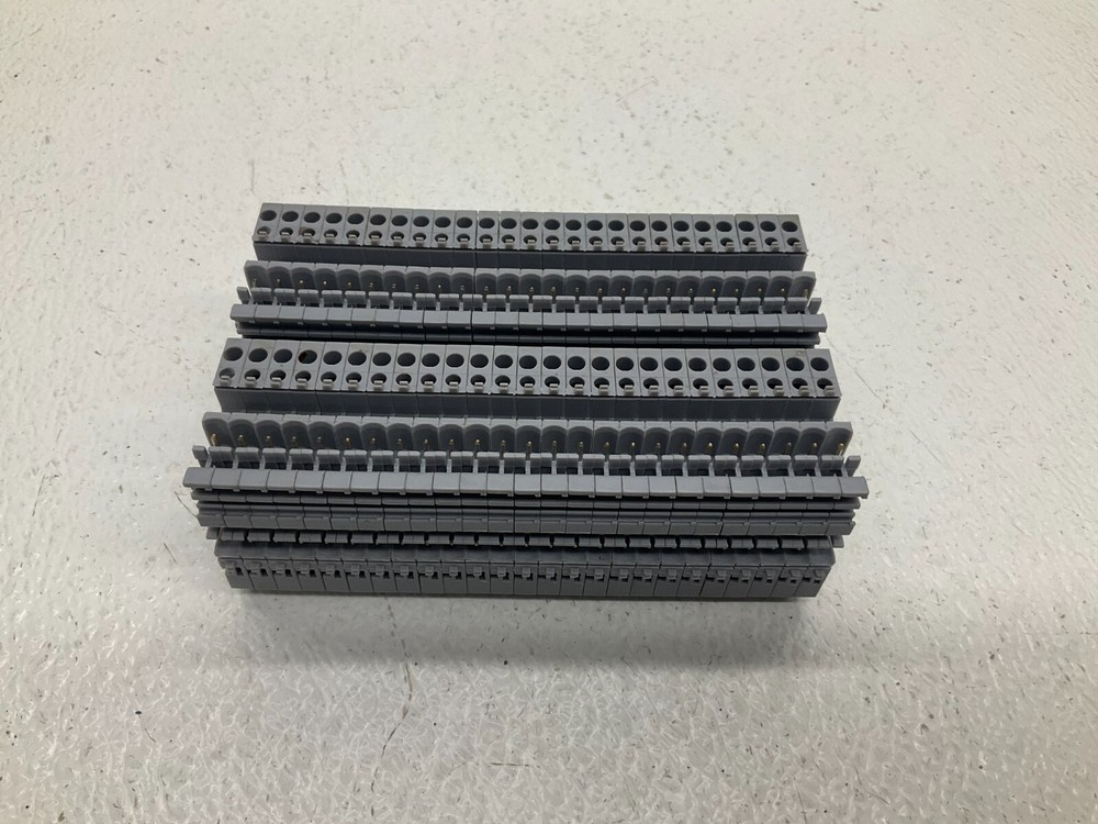 ABB Entrelec MA2.5/5-CPE… Gray Grey Wire Terminal MA255CPE Lot of 50 (TSC)