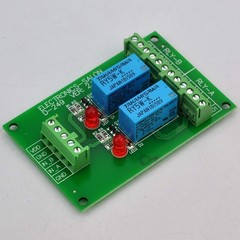 Electronics-Salon 2 DPDT Signal Relay Module Board, DC 5V Version, for Arduin…