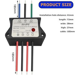 12V 10A Relay Module with LED Indicator for Motor Control, Winches, Lifts & More