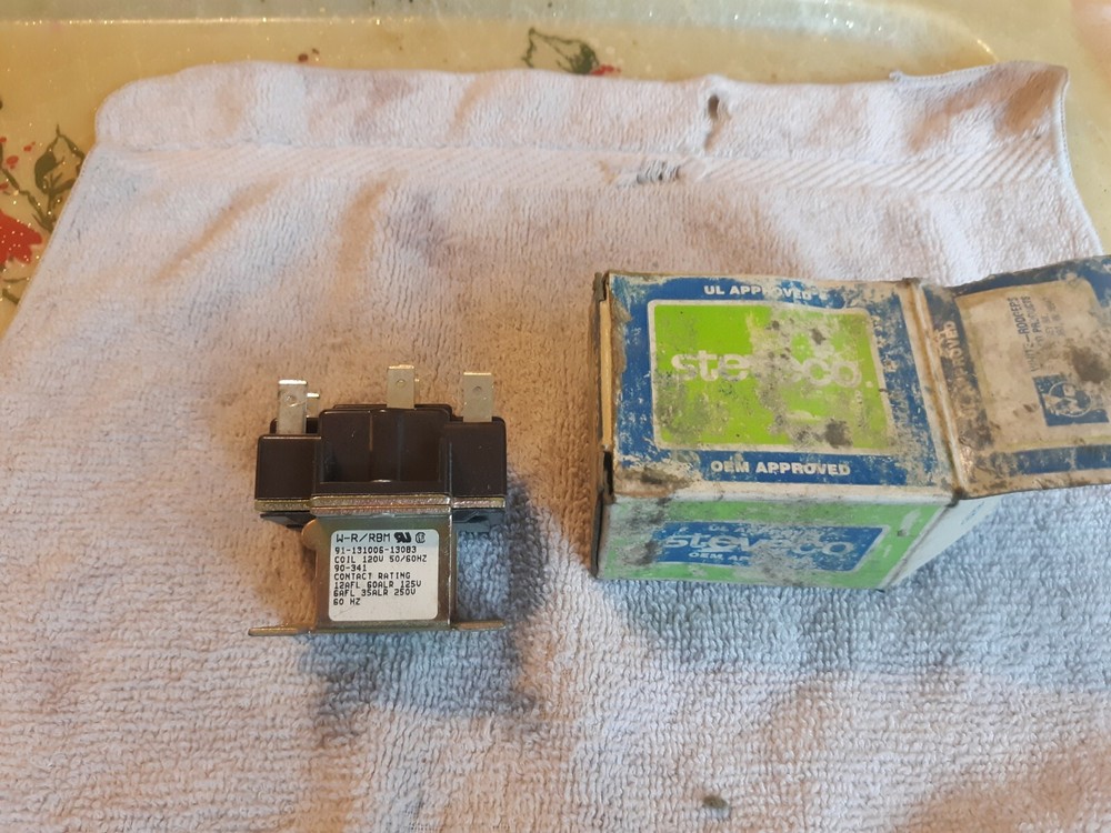 Steveco 90-341 Type 91 Relay NIB 120v