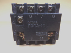 OMRON RELAY SOCKET P3GA-11 11PIN FREE HANGING FOR PANEL MOUNT TIMERS 6A 250VAC