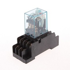 220v/240V AC Coil 4PDT Power Relay MY4NJ HH54P-L 14 Pin w PYF14A Socket Base