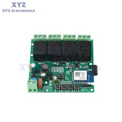 AC 220V Smart 4-channel WiFi Remote Control Relay Switch Module 433MHz Tuya APP