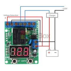 12V Voltage Control /Delay Switch /OverVoltage /Under Voltage Protection Module