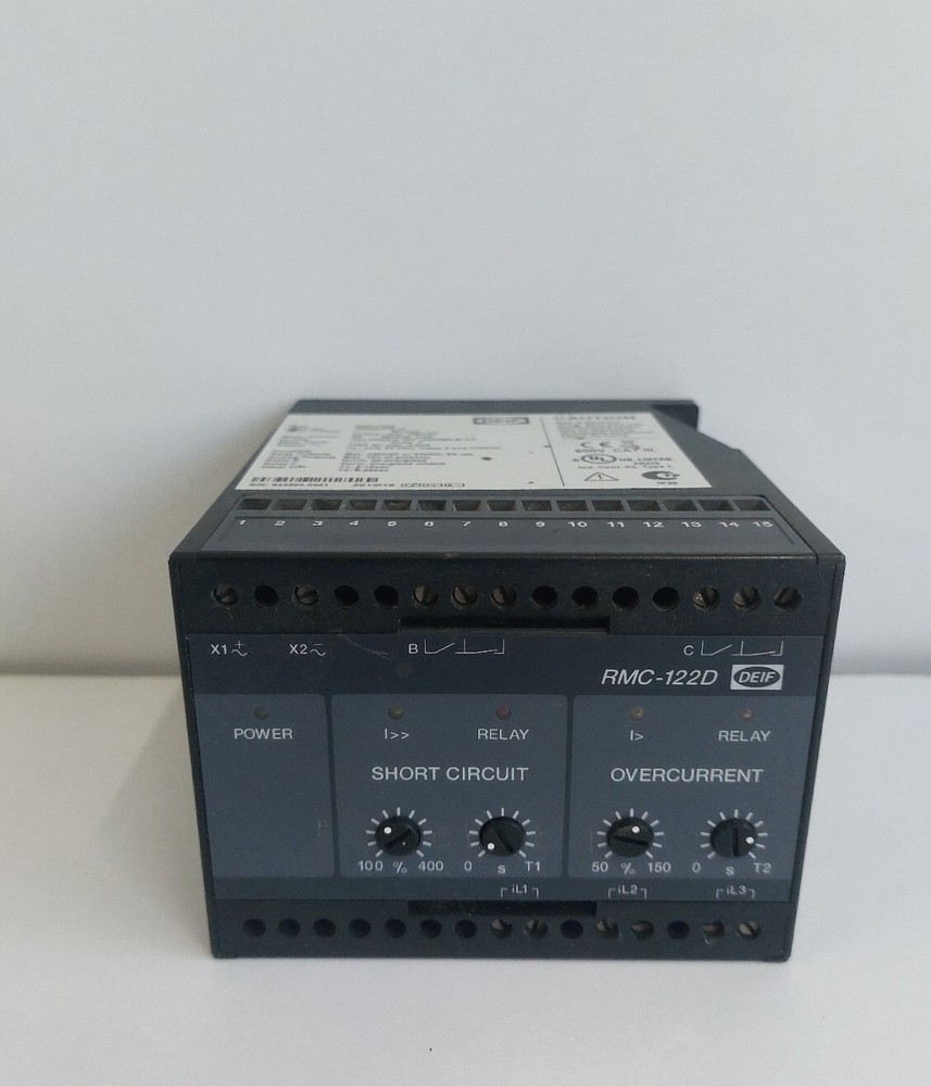 DEIF RMC-112D SHORT CIRCUIT & OVERCURRENT RELAY