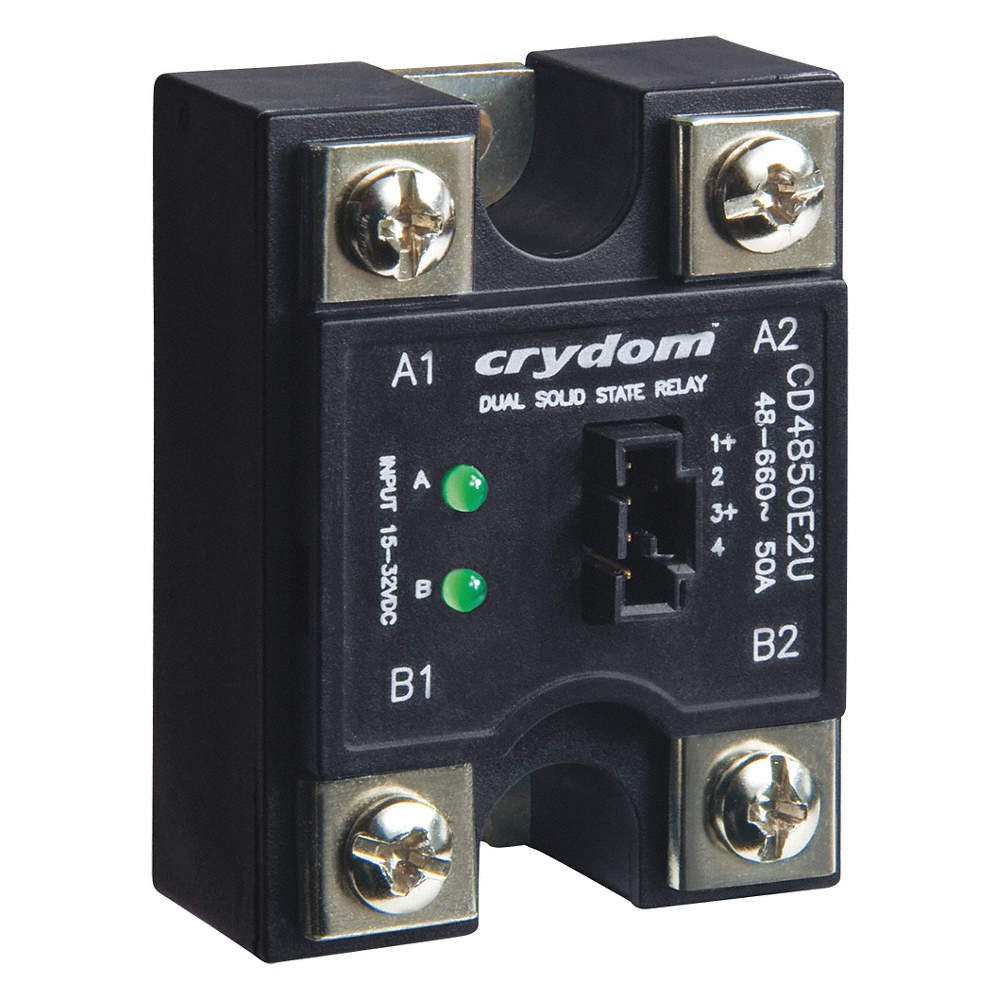 CRYDOM CD2425W2V DualSolStateRelay,In4-32VDC,Out24-280VAC 21R912 PK 20