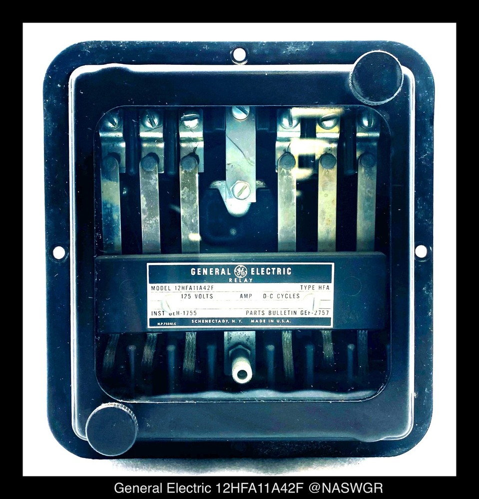 GE 12HFA11A42F Multicontact Auxiliary Relay – 125vDC – Tested/1Yr Warranty