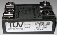 Crouzet Gordos Solid State Relay – 280V AC – 45A – G240E45 – 18-36 VAC Control