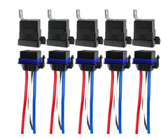 Relé automotriz 4 pines 12V 80/60A SPST impermeable pack 5