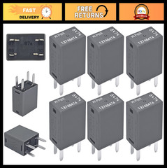 12V 4-Pin SPDT Automotive Relay (Pack of 6) – Replace 68083380AA, 12088567
