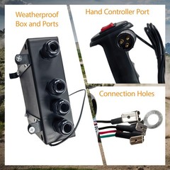 12V 500A Winch Solenoid Contactor Relay Kit w/ Box, Hand Corded & 4pcs Pre-Wires