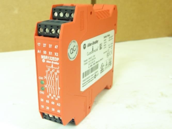 190841 New-No Box; Allen-Bradley MSR132EDP Safety Relay; 24VDC; 3A;