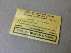 Ge 9703-G Heater Unit