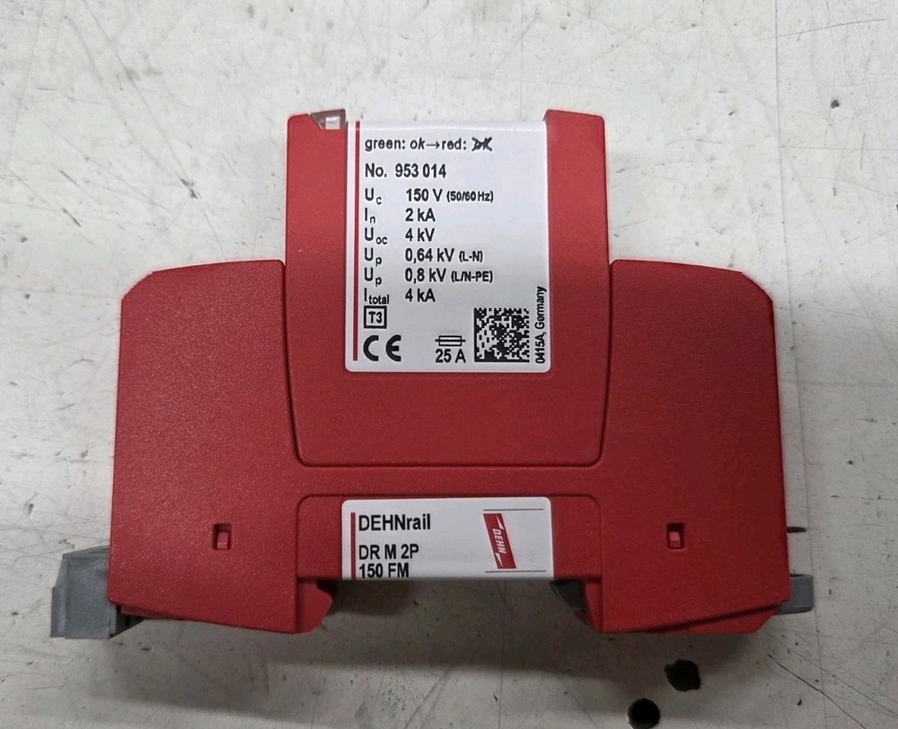 Pepperl+Fuchs DEHN DR M 2P 150 Surge Arrester 120V 2-Pole. See Photos For Info