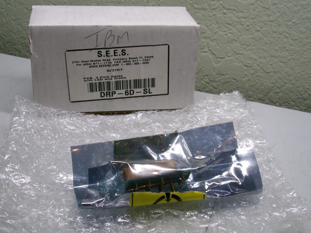 SEE RELAY 4 POLE RELAY W/LED & DIODE DRP-6D-SL