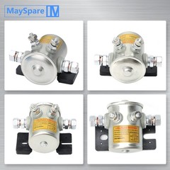 200A Continuous Duty Solenoid Relay Golf Cart Winch Marine 12VDC Zinc Bracket