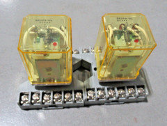 2 Pack IDEC RR3PA-UL Relay DC24V W SR3P-06 Base *NEW*