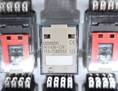 LOT OF 10 NEW GENUINE OMRON RELAY# MY4N-CR – AC110-120V