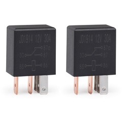 Reliable 12V 30A SPDT 5 Pin Relay Kit – Heavy-Duty Performance (2 Pack)