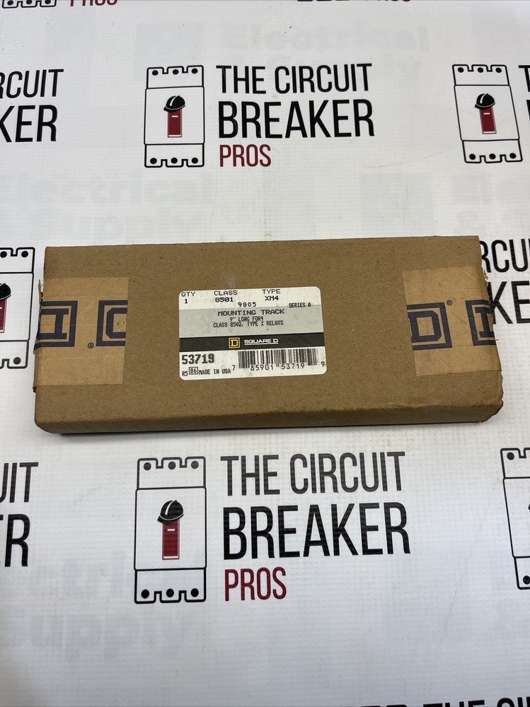 NEW Square D Mounting Track 53719 XM4 9″ long for Type X Relays