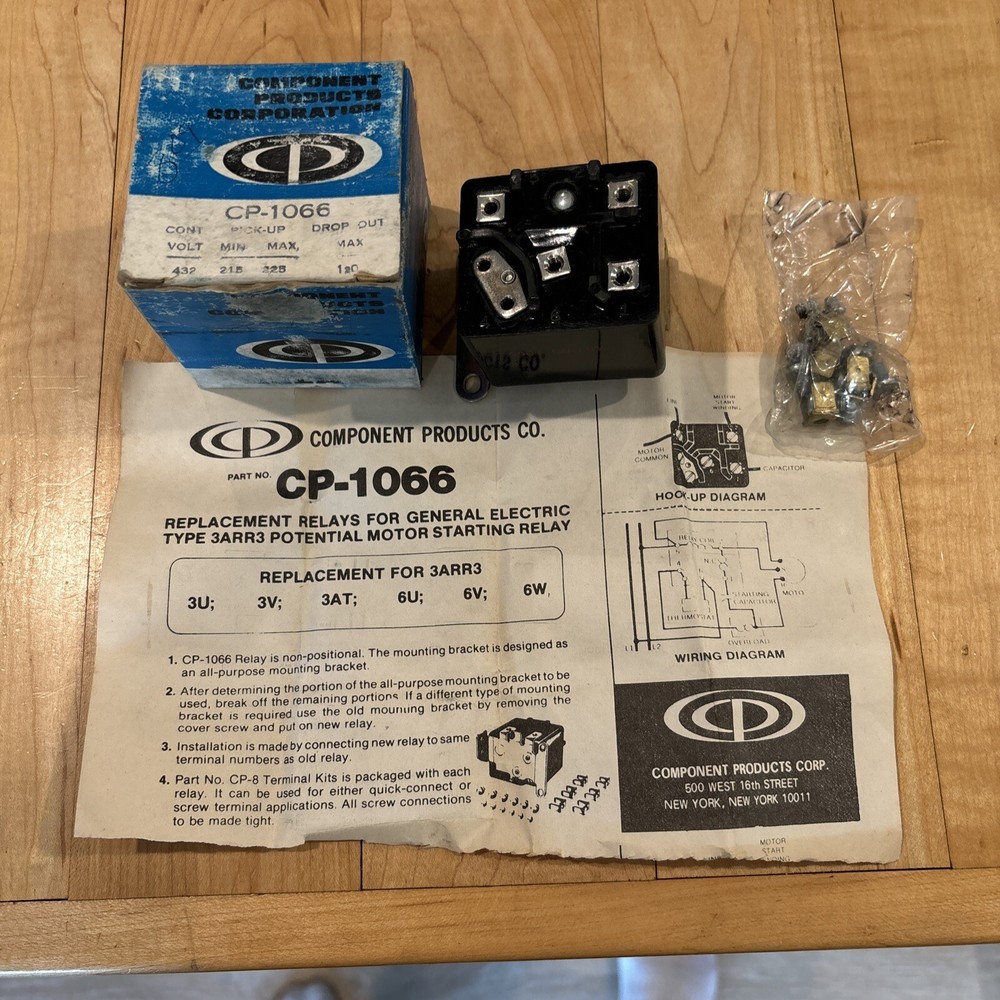 CP-1066 Relay For GE Type 3ARR3 Potential Motor Starting Relay