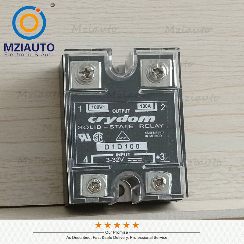 High Power Solid State Relay SSR For Crydom D1D100 Output 100A 100V Input 3-32V