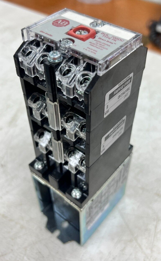 👀 ALLEN BRADLEY CONTROL DC RELAY 24V COIL 700DC-PK400Z24, 700-PKB40, 700-PKC40