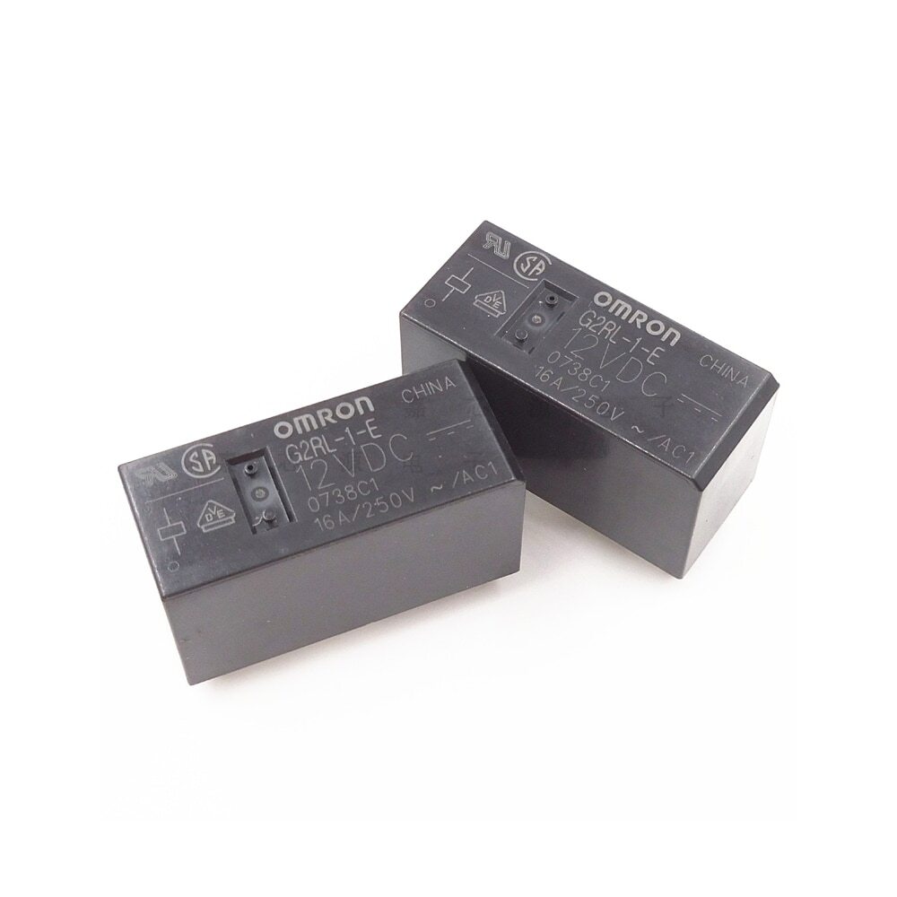 2Pcs Relay DIP8 G2RL-1-E- 12VDC 24VDC DC5V DC12V DC24V 16A