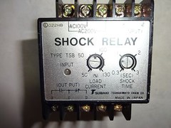 TSUBAKIMOTO CHAIN TYPE TSB-50 SHOCK RELAY 50 AMP 115/230 VAC 50/60 HZ