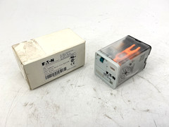 New Eaton D3RF2T1 DPDT Octal Relay Full Feature Coil: 24V 8-Pin 3-4154-0005A