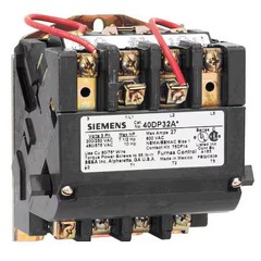 Siemens 40Cp32ag 277Vac Non-Reversing Magnetic Contactor 3P 18A Nema 0