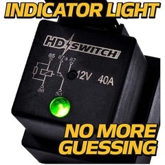 Operation Indicator Upgrade Relay 483013 – 12V Weatherproof 50A – 40A Upgrade wi