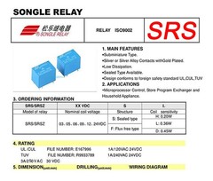 3V / 5V / 9V / 12V / 24V DC Various Mini Power Relays 4-Pin 5-Pin 6-Pin 8-Pin