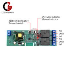 1/2/3 Channel WIFI Relay Self-Locking Interlock Switch Module for eWeLink AC220V
