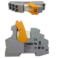 2Pcs Phoenix No.2961422 with No.2900931 RIF-1-BPT/2×21 Relay Module