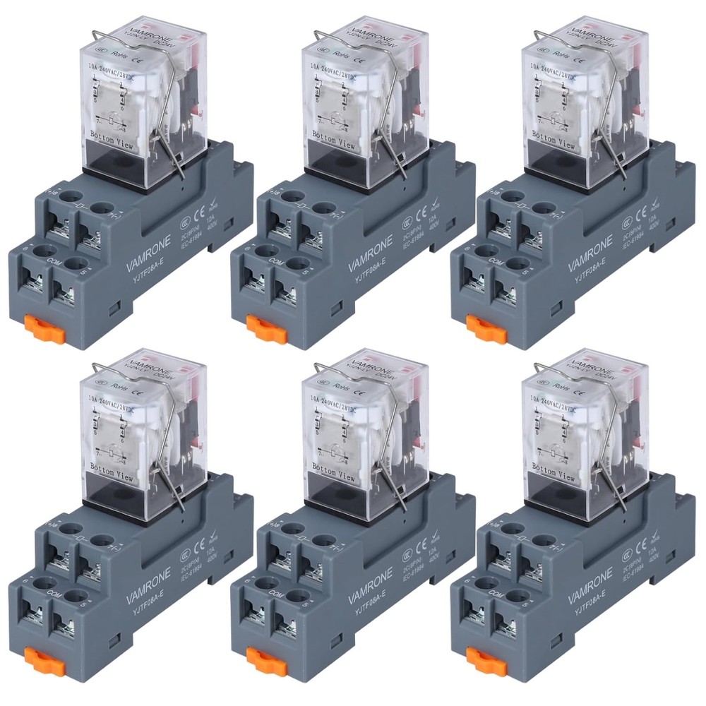 Compact 10A 24VDC Relay Kit for Various Applications