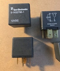 (4 Pcs) Tyco 0-1432790-1 General Purpose Relay, SPDT, 12 VDC 1432790-1