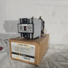 SQUARE D 8501XDO80XD024V53 INDUSTRIAL CONTROL RELAY 24VDC 9530 NOB SURPLUS USA