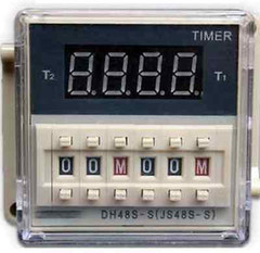 24V DH48S-S Programmable dual control time delay relay