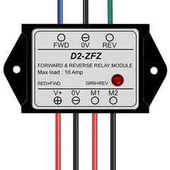 12V DC 10A Forward Reverse Relay Module for Motor Control with LED Indicator