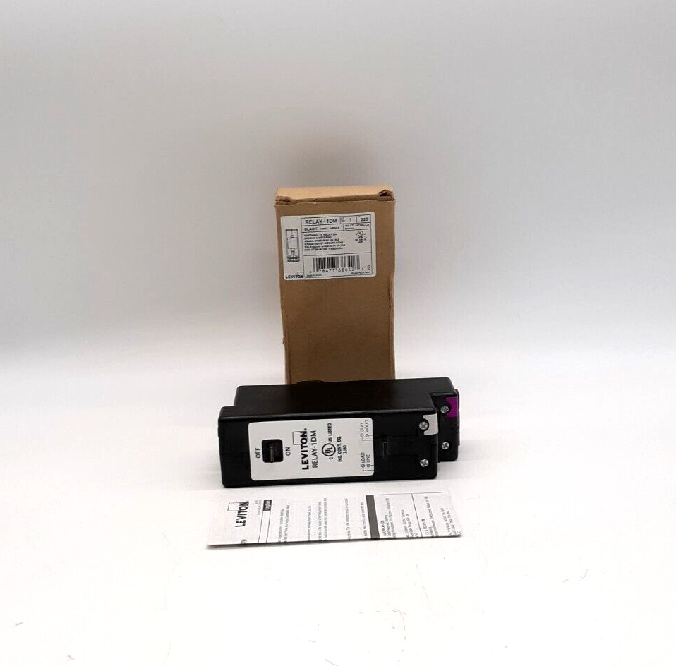 Leviton RELAY-1DM Greenmax 1 Pole Latching Relay