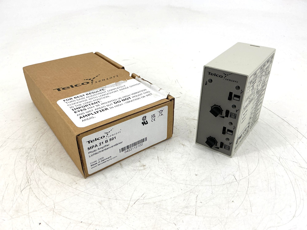 New Telco MPA-21-B-501 Photo Amplifier Relay 11-Pin 115VAC 0453112100 MPA21B501