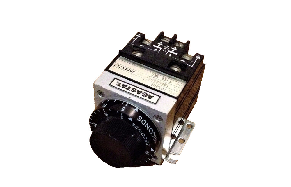 AGASTAT 7012AD TIME DELAY RELAY 5-50SEC / 120VAC