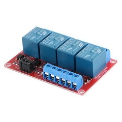 24V Relay Module Optocoupler Isolation 4 Channel High Low Color: 4 Channel 24V