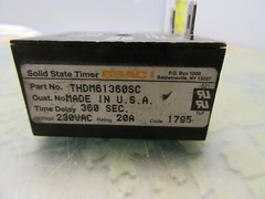 ssac THDM61360SC solid state timer 230VAC 20A 360sec [2*P-46.5]